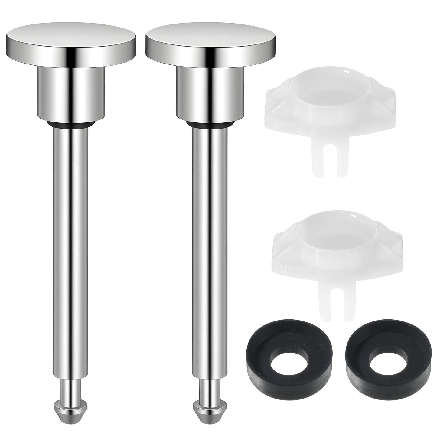 2 Set Tub Spout Diverter Repair Kit, Includes 2 x Diverter Valve Stems, 2 x Cup Seals and 2 x Gates, Quickly Shower DiverterRepair kit Leaky Bathtub Faucet Repair Replacement Parts