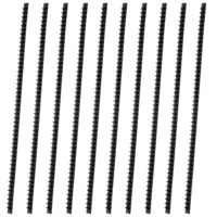 10 Pcs Self-Adhesive Teeth Headband, 5MM Wide DIY Silicone Headband Teeth Strips, Anti-Slip Headbands with Teethes for Women Girls Hair Accessories DIY Craft