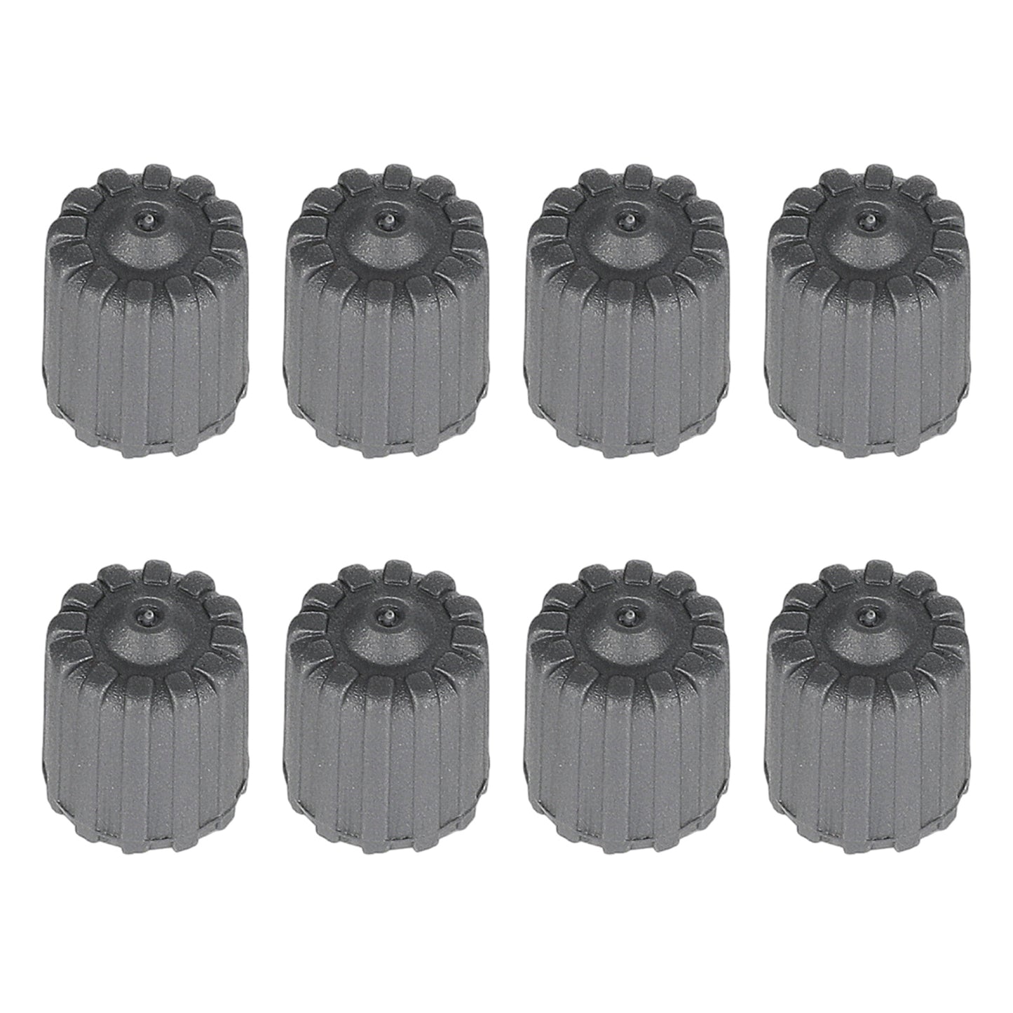 Aster 8Pcs Tyre Valve Caps, Plastic Car Dust Caps Universal Air Dust Stem Covers Corrosion Resistant Leak-Proof Car Tyre Valve Caps for Car Truck Motorcycle Suv and Bike, Screw-On