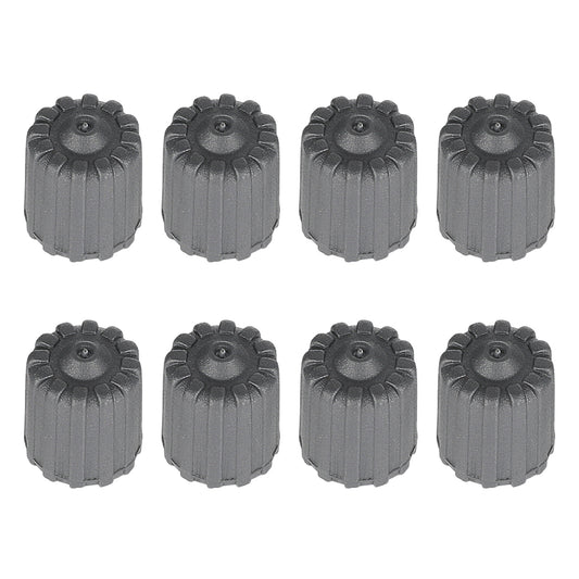 Aster 8Pcs Tyre Valve Caps, Plastic Car Dust Caps Universal Air Dust Stem Covers Corrosion Resistant Leak-Proof Car Tyre Valve Caps for Car Truck Motorcycle Suv and Bike, Screw-On