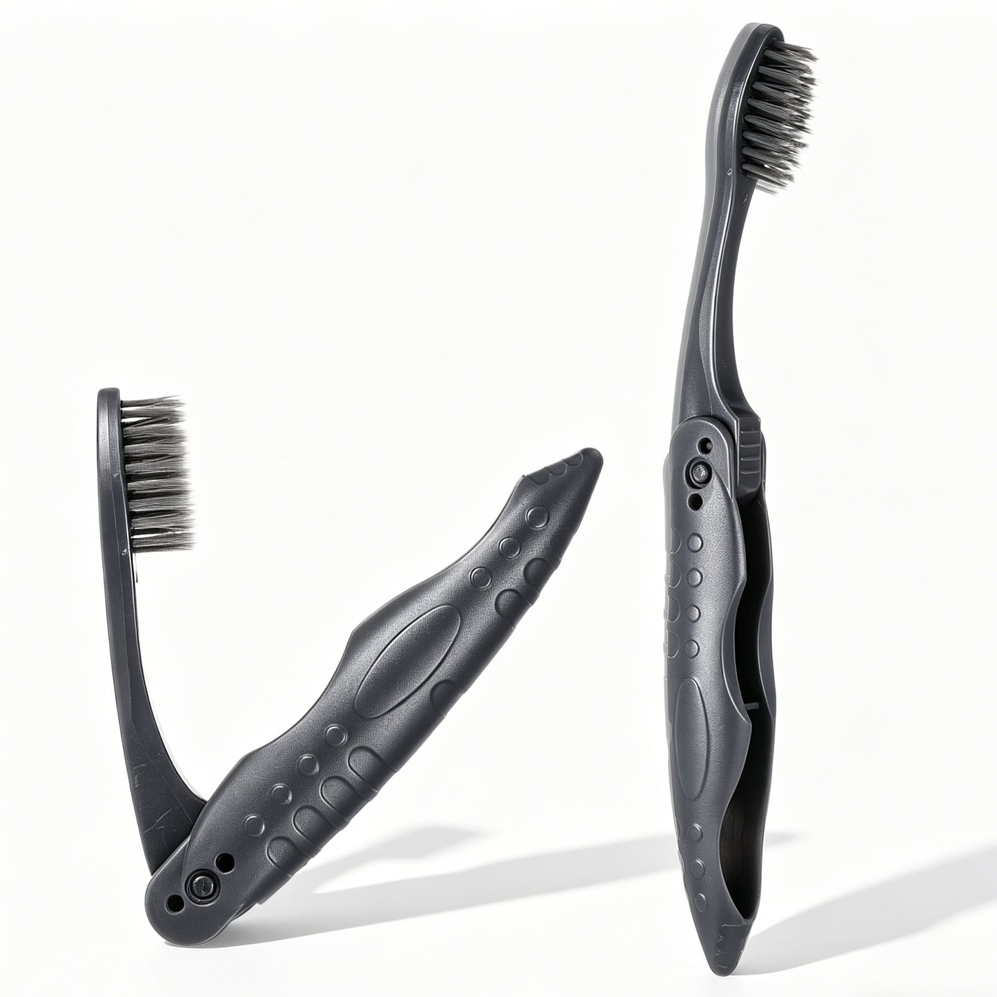 2Pcs Travel Toothbrush, Portable Toothbrush, Soft Bristles Small Foldable Toothbrushes for Camping, Hiking, Travel, School