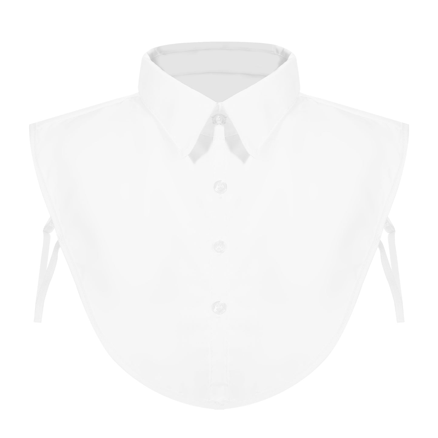 ZEYIYER White Fake Detachable Collars Insert Shirt, Versatile Dickey White Collar, Half Shirt Collar for Women & Girls