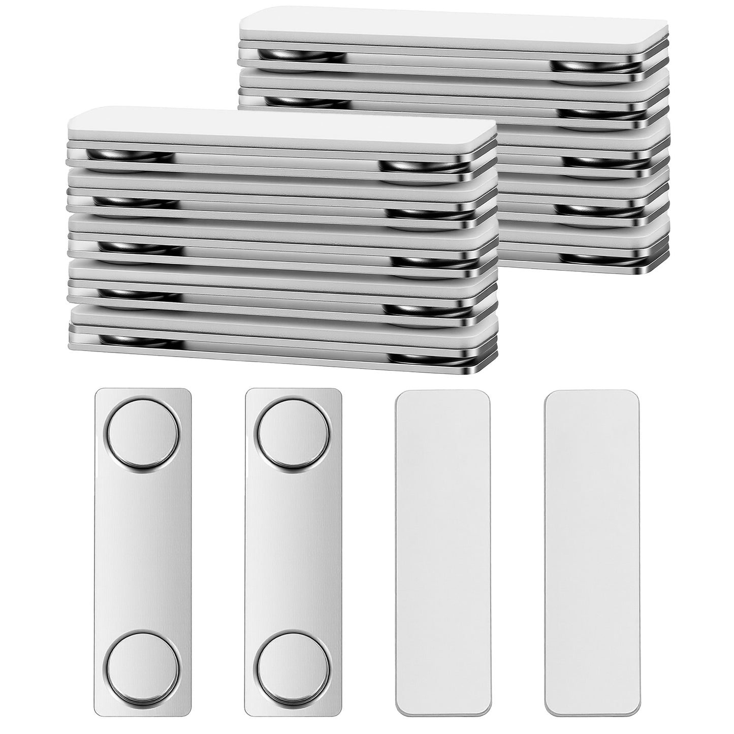 10 Pairs Magnetic Picture Hanging Strips, Damage Free Wall Hangers, Strong Adhesive Fixators for Frames, Photos, Artworks, Home Decorations