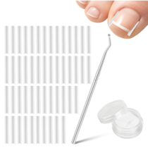 (50+1) Pcs Ingrown Toenail Treatment Corrector Set, Professional Pain-Free Ingrown Toenail Removal Kit with Toenail Lifter, Toenail Straightener Strip for Men Women, Easy Fixed Ingrown Toenail Tool
