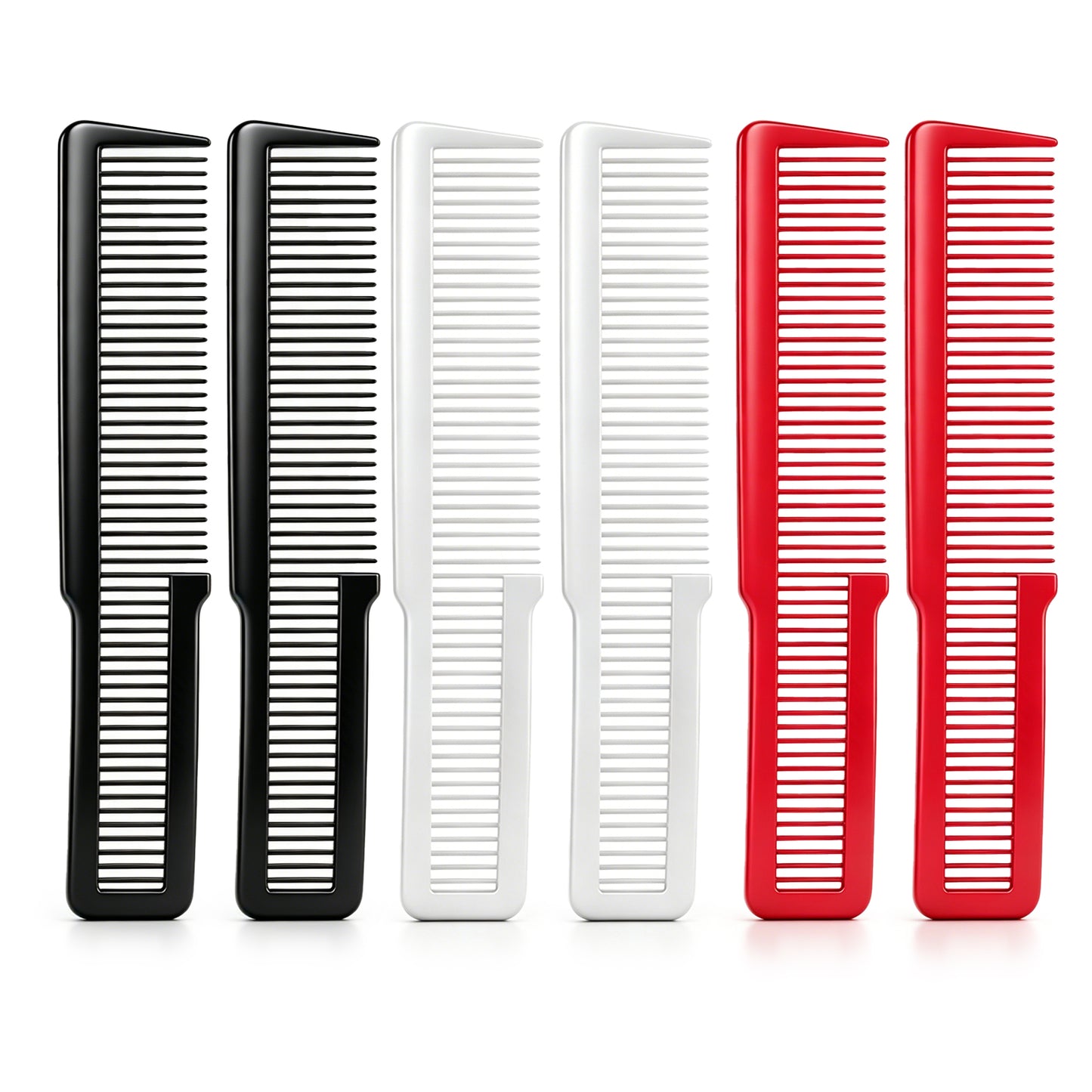 6 PCS Barber Combs Professional, All Purpose Hair Cutting Comb for Hair Stylist, Haircutting Combs Professional Haircut Comb for Men Women