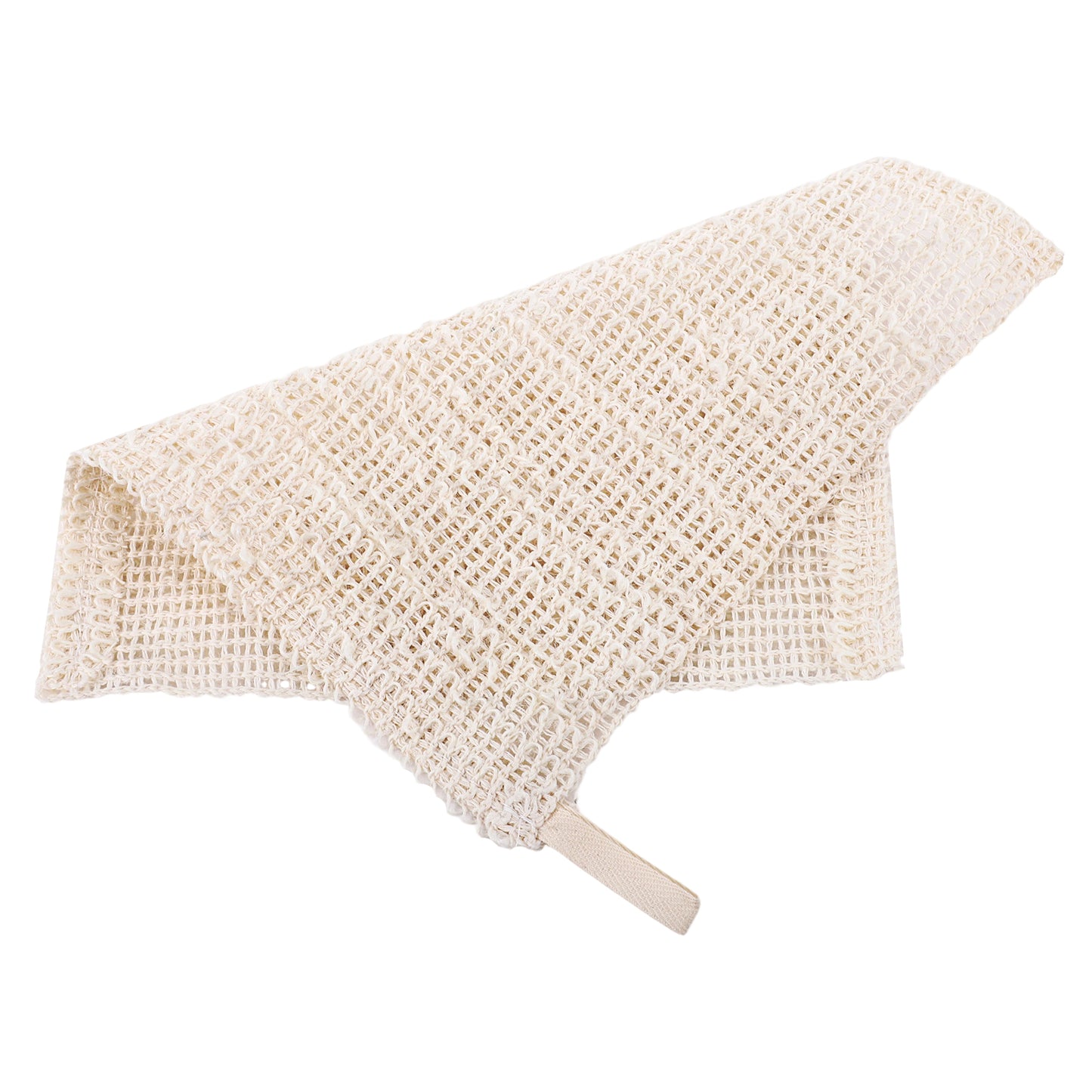 Thinp 2 Pcs Natural Exfoliating Washcloth, 25 X 25cm Gentle Body Scrub Wash Cloth Durable & Reusable Exfoliating Body Scrubber Square Towel Cloth for Face & Bodys Deep Cleaning