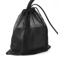 Aysatogc 1 Pcs 17.7"x 17.7" Large Pump Barrier Bag, Pond Pump Cover Filter Bag Black Media Nylon Mesh Bag for Outdoor Water Ponds, Garden, Swimming Pool Filters
