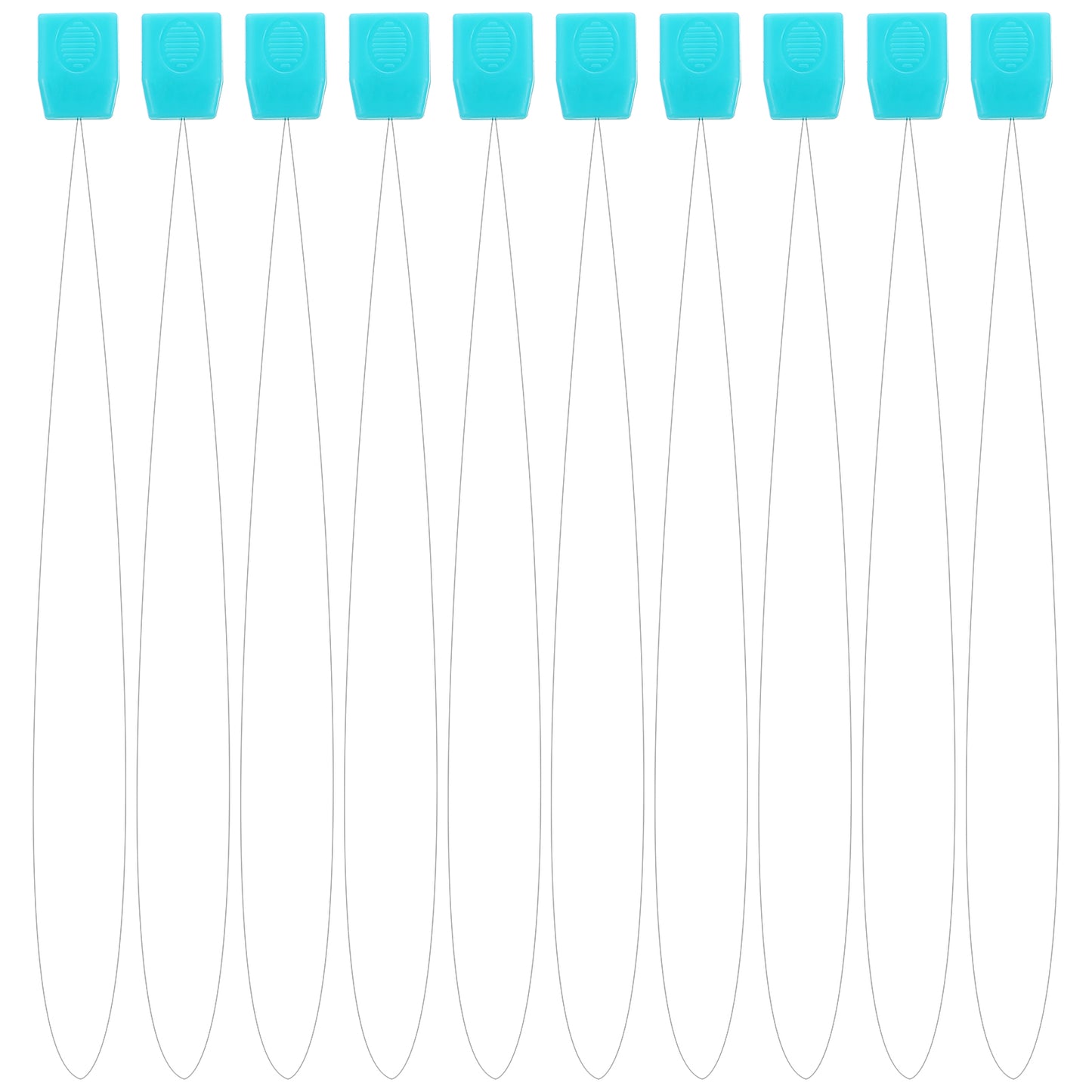10 PCS Punch Needle Threader, 9.8 Inch Long Embroidery Needle Threader, Punch Needle Threading Tool Threaders for Embroidery Floss, Stitching, Cross Stitch, Sewing, DIY Sewing Craft Works