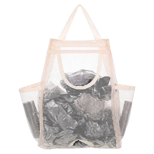 1 Pc Plastic Bag Holder, Trash Bag Holder Dispenser, Mesh Grocery Bags Storage, Reusable Grocery Bags Holders for Shopping