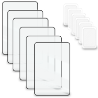 ZEYIYER 12 PCS Page Magnifier for Reading, 3 X Plastic Magnifying Sheet, 2 Sizes Lightweight Full Page Magnifier for Elderly and People with Low Vision Reading